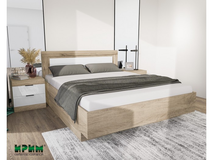 Легло с нощни шкафчета Сити 7076